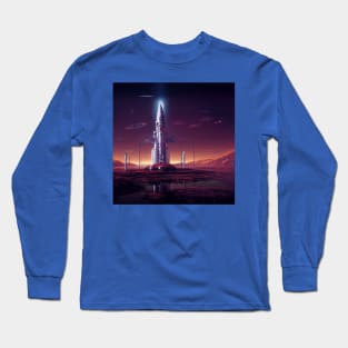 Interplanetary Spaceport Long Sleeve T-Shirt